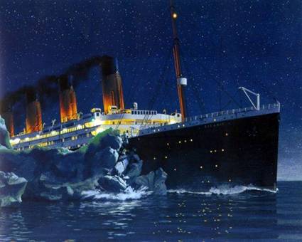 http://www.photosfan.com/images/titanic-hitting-an-ice-burg1.jpg