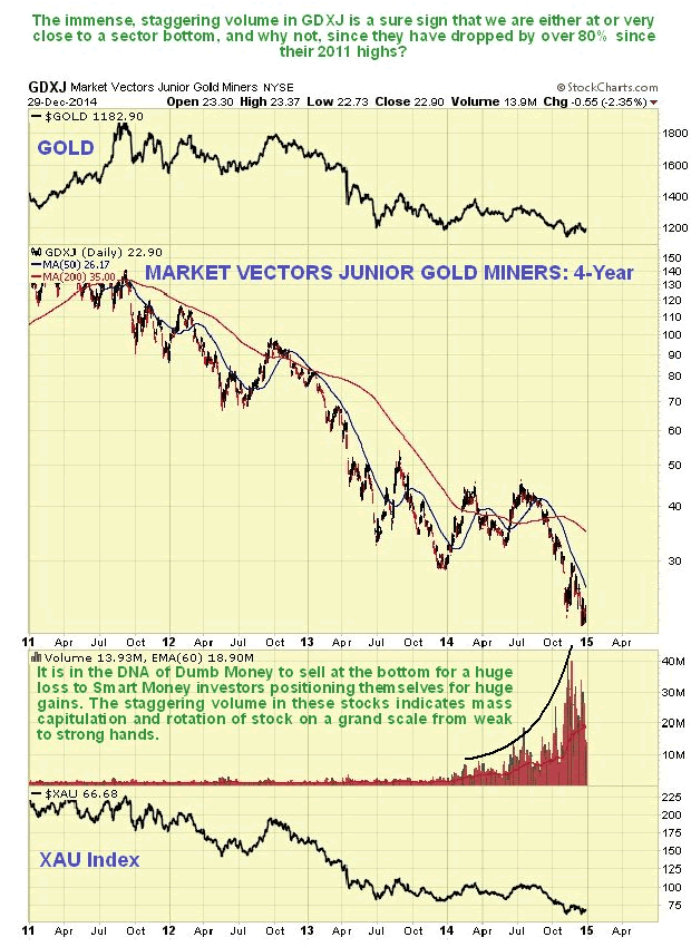 GDXJ Market VEctors Junior Gold Miners NYSE