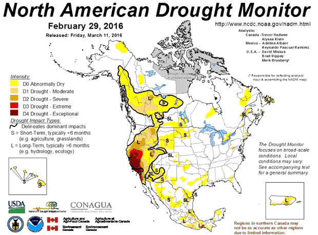 North American Drought Monitor