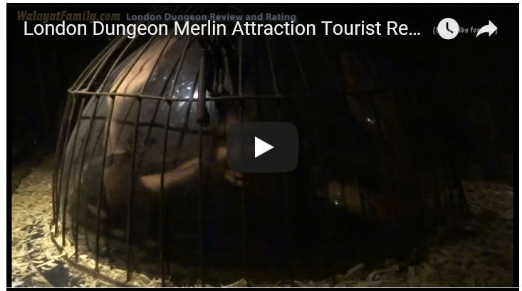 London Dungeon Merlin Attraction Tourist Review