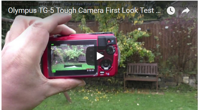 Olympus TG-5 Tough Camera First Look Test Review