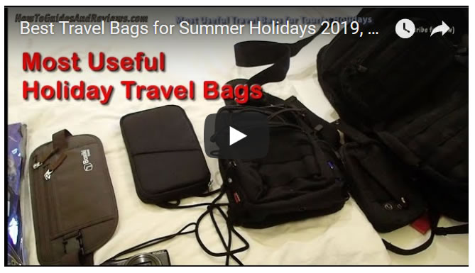 Best Travel Bags for Summer Holidays 2019, Back Sling packs, water proof, money belt, tactical