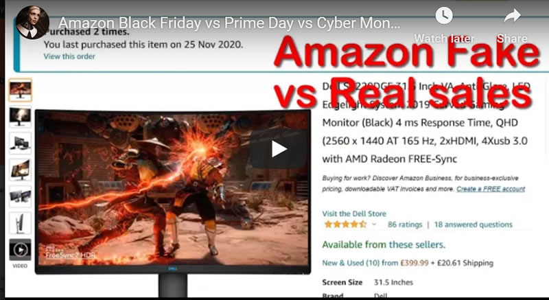 Amazon Black Friday vs Prime Day vs Cyber Monday, Which are Real or Fake Sales