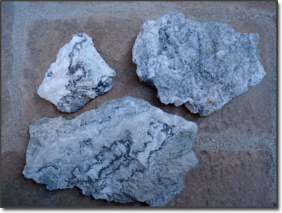 Silver ore quartz calcite
