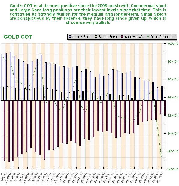 Gold COT Chart
