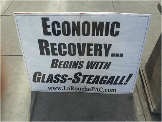 Economic Recovery begins with Glass-Steagall