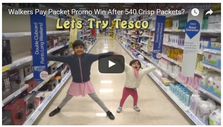 Walkers Pay Packet Promo Win After 540 Crisp Packets?