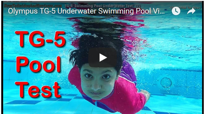 Olympus TG-5 Underwater Swimming Pool Video Test - Waterproof Tough Camera Review