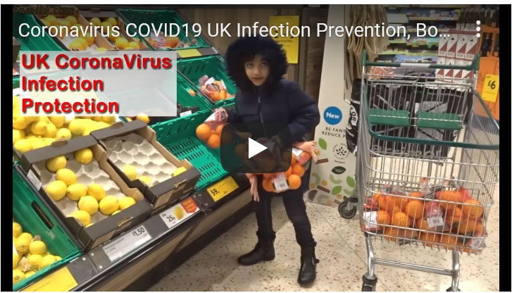 Coronavirus COVID19 UK Infection Prevention, Boosting Immune Systems, Birmingham, Sheffield